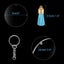 Acrylic Circle Discs Keychain Blanks Vinyl Making Kit I1285GD0 Carousel 5
