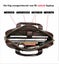 Genuine Leather Bag Briefcase Laptop Bags E0402BK0 Carousel 8