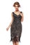 Flapper Dress Gatsby Ball Evening Dress Womens Clothing Size 10 J2148GD2 Carousel 14