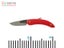 Svord Peasant Pocket Knife 3in Red Carousel 4