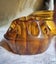 Art Deco Amber Glass Vase & Frog Carousel 12