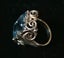 Vintage Art Deco Germany Floral Silver Ring Carousel 3