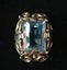 Vintage Art Deco Germany Floral Silver Ring Carousel 4