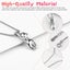 Women Chain 925 Sterling Silver Love Cute Cat Kitty Pendant Necklace Gift Box Carousel 3