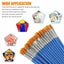 32pcs Acrylic Artist Paint Brushes Set Oil Watercolour Painting Craft Art Model Carousel 4