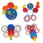 WoodenRainbow Circle Stacking Toys Nordic Style Jenga Educational Toys Carousel 4