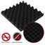 6pcs Grey Acoustic Soundproofing Foam Studio Sound Absorption Panels 2012623 Carousel 3