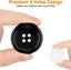 160 Pcs Mixed Sewing Buttons, Black White Buttons for Crafts Carousel 3