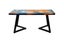 Luxurious Artistic Delight Epoxy Resin River Table 1.6M Carousel 3