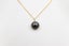18ct Gold set Tahitian mabe pearl Pendent 10-11mm Carousel 2