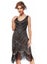 Flapper Dress Gatsby Ball Evening Dress Womens Clothing Size 10 J2148GD2 Carousel 12