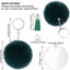 Pom Pom Acrylic Blank Keychain Pendant Tassels Discs Making Kit I1284MZ0 Carousel 9