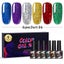 Nail Gel Polish Set 6 Bottles Manicure UV Soak Off Color Coat Gels I1456FS0 Carousel 7