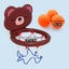 Childrens New Mini Cute Little Bear Bathroom Shooting The Ball Toy Carousel 1
