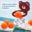 Childrens New Mini Cute Little Bear Bathroom Shooting The Ball Toy Carousel 2
