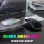 Tablet Phone Computer Bluetooth Wireless Mouse Charging Luminous 2.4G Carousel 3