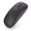 Tablet Phone Computer Bluetooth Wireless Mouse Charging Luminous 2.4G Carousel 6