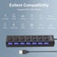 Switch Extension Hub 7-port USB2.0 Hub Computer USB Extension Hub One Carousel 5