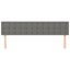 Single Size Headboards 2 Pcs Dark Grey 80x5x78/88 Cm Fabric Talaii Carousel 3