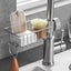 Sink Storage Stainless Steel Dishcloth Soap Sponge Shelf Adjustable Carousel 3
