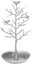 Jewellery Stand Organiser Tree Bird Ring Earring Necklace Holder 2028504 Carousel 3