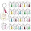 200pcs Acrylic Blank Keychain Pendant Tassels Circle Discs DIY Set I1285SV0 Carousel 15