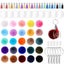 Pom Pom Acrylic Blank Keychain Pendant Tassels Discs Making Kit I1284MZ0 Carousel 8