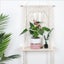 Wood Shelf Macrame Planter Plant Hanger Wall Hanging I0938BG0 Carousel 1