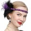 Flapper Headband 1920s Great Gatsby Headpiece B0278PP0 Carousel 2