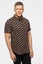David Bowie Casual Shirt Logo repeat Pattern new Official Mens Black Casual Carousel 5