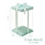 Brand New 10Inch Cake Box Cake Board Cake Packaging Cake Stand *Clearance* Carousel 3