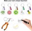 200pcs Acrylic Blank Keychain Pendant Tassels Circle Discs DIY Set I1285SV0 Carousel 11