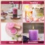 2 x Candle Moulds Silicone Molds Candle Wicks Kit I1550WT1 Carousel 9
