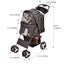 Pet Stroller Dog Cat Cage Puppy Pushchair Travel Walk Carrier Pram 4 Wheels Carousel 3
