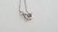 Gorgeous 9ct White Gold 0.10 CT Diamond Necklace Carousel 4