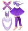 80s Costume Accessories Set I0436PP0 Carousel 1