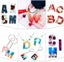 353pcs Silicone Mold Resin Moulds Letter Numbers Earring Keychain I0925WT0 Carousel 4