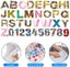 353pcs Silicone Mold Resin Moulds Letter Numbers Earring Keychain I0925WT0 Carousel 6