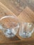 Swirl glass basket and jug set vintage Carousel 1