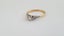 Beautiful Antique 18ct Gold And Platinum 0.20 CT Diamond Solitaire Ring Carousel 4
