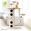 170cm Xl Multi Level Cat Scratching Post Tree Post House Tower-beige Carousel 9