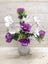 Artificial Flower -Rose – Rose & Astromelia Mixed Bush Carousel 1