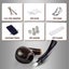 Tobacco Pipe Handmade Wood Smoking Perfect Beginner Carousel 3