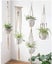 4pcs Macrame Plant Hanger Cotton Rope Hanging Planter Baskets I1743BG0 Carousel 7