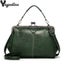 Vintage Simple Style Women Shoulder Bag High Quality PU Leather Lady Carousel 2