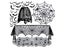 1 Set of 20Pcs Halloween Decoration Kit Tablecloth Decorative Bat Party Decor Carousel 1