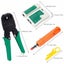 Network Ethernet LAN Kit Cable Tester Crimper Plier Tool 3617202 Carousel 5