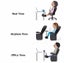 Travel Office Airplane Adjustable Relief Stress Foot Rest Hammock Leg Pad Pillow Carousel 2