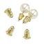 1 pair Gold Bullet Earring Backs (5.5MM) Carousel 4