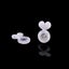 3 Pairs White Acrylic Earring Back Lifters Carousel 5